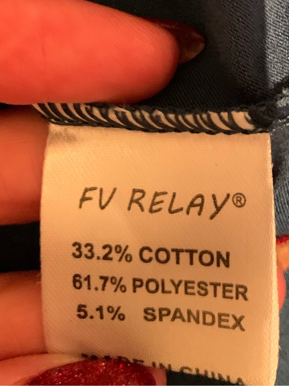 ❤️FV RELAY❤️NWT! SPARKLING GLITTERY LIP PRINT TEE. EXCELLENT CONDITION! - Picture 6 of 9